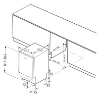 Krona-KAMAYA-45-BI Посудомоечная машина встраиваемая Krona KAMAYA 45 BI