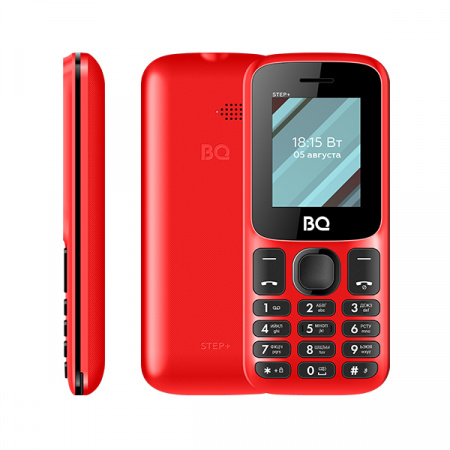 Сотовый телефон BQ 1848 Step+, Red+Black