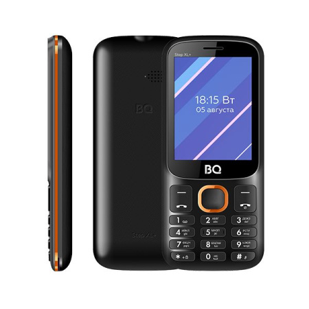 Сотовый телефон BQ 2820 Step XL+, Black+Orange