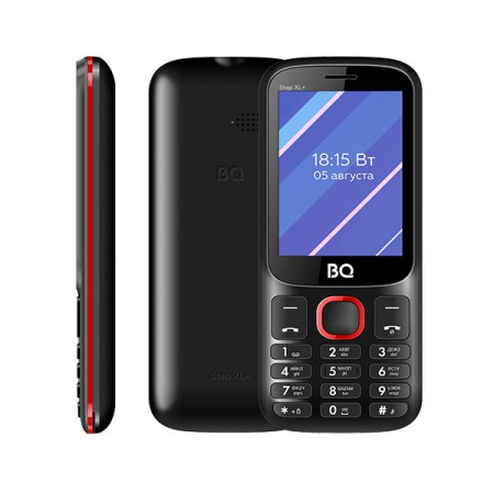 Сотовый телефон BQ 2820 Step XL+, Black+Red
