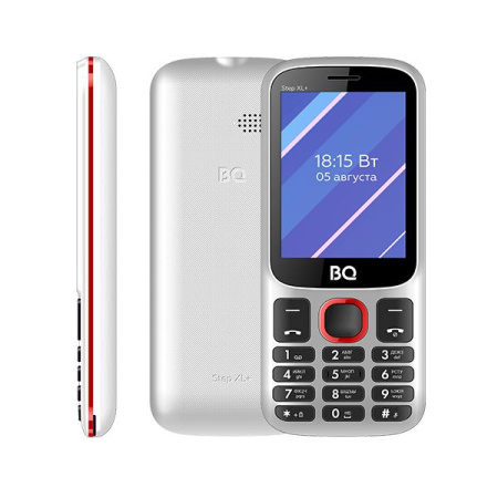 Сотовый телефон BQ 2820 Step XL+, White+Red