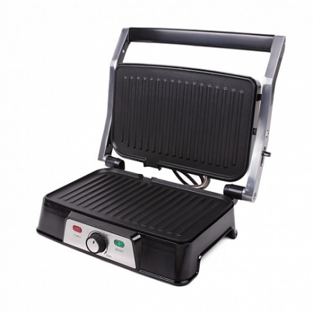 Гриль электрический Endever Grillmaster 220 черный/металлик