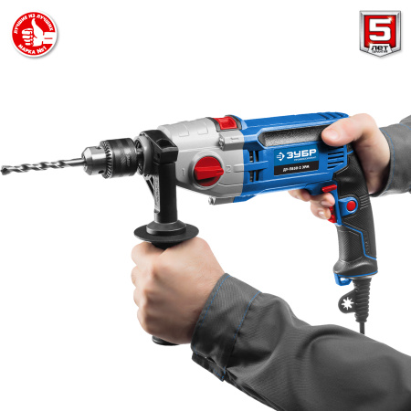 Дрель Зубр Профессионал ДУ-П850-2 ЭРМ