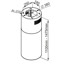 Maunfeld-LEE-ISLA-39-INOX Вытяжка Maunfeld LEE ISLA 39 INOX
