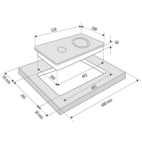 Варочная поверхность Krona ORSA 30 BL