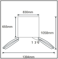 Холодильник Korting KNFM 81787 X