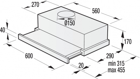 Вытяжка Gorenje BHP62CLI
