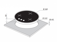 Газовая варочная поверхность Maunfeld EGHG.43.23CB\G
