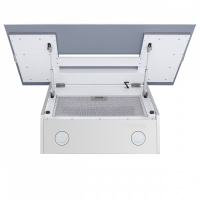 Вытяжка Maunfeld Mersey 90 белый\вставка сатин