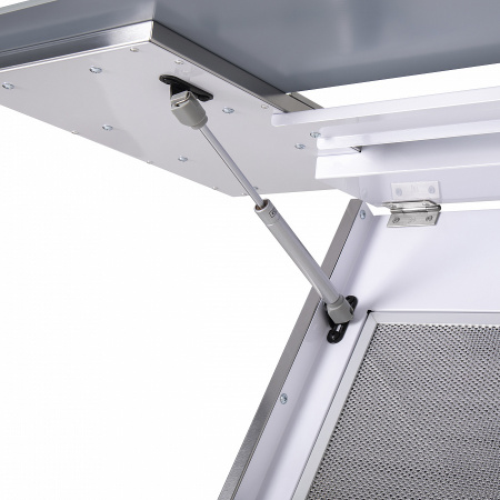 Вытяжка Maunfeld Mersey 90 белый\вставка сатин