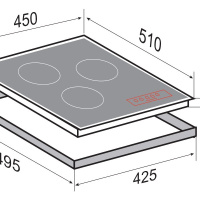 Варочная поверхность индукционная Zigmund & Shtain CI 33.4 B