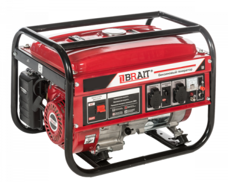 Генератор бензиновый Brait BR6500-CU (6,0/6,5кВт,220В,50Гц,12В)