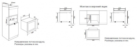 Микроволновая печь встраиваемая Graude MWG 38.1 W
