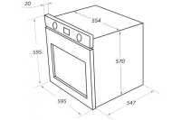 Maunfeld-AEOH-749B2 Духовой шкаф Maunfeld AEOH.749B2