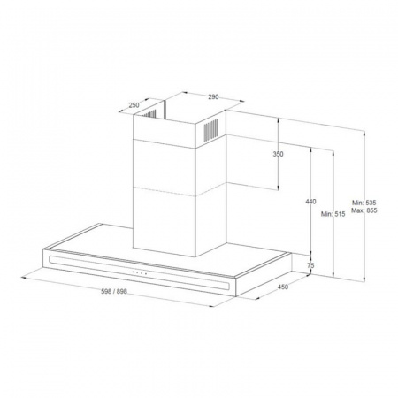 Вытяжка Korting KHC 9877 N