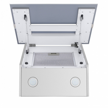 Вытяжка Maunfeld Mersey 60 белый\вставка сатин