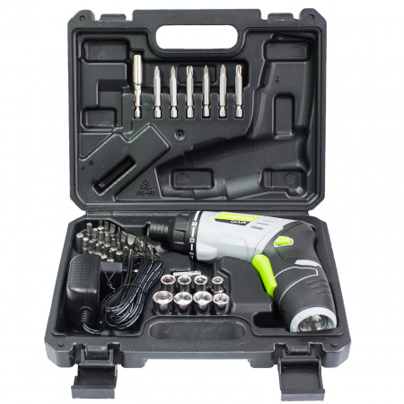 Отвертка аккумуляторная Интерскол ОА-3,6Ф в кейсе