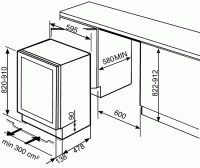 Винный шкаф встраиваемый Smeg CVI138RS3