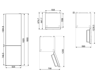 Холодильник Smeg FC18EN4AX