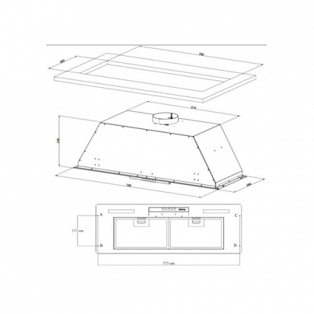 Вытяжка Korting KHI 9931 RN