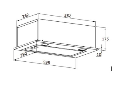 Вытяжка HOMSair Camelia Power 60RD белый