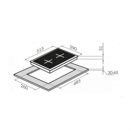 Варочная панель газовая Maunfeld EGHG.32.63CB/G