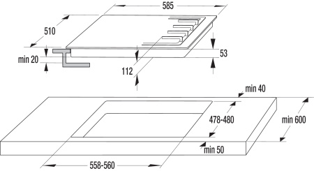Варочная панель газовая Gorenje GTW641EB