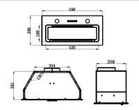 Maunfeld-TRAPEZE-601GG-chernyy Вытяжка Maunfeld TRAPEZE 601GG черный