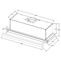 Вытяжка Korting KHP 9815 GB