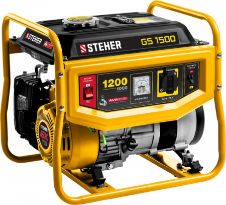 Генератор бензиновый Steher GS-1500