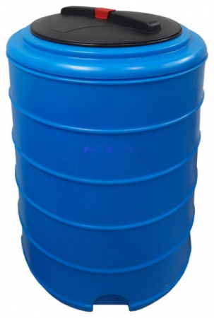 Бак для воды Terra RVP200 круглый - синий (с ребрами жесткости)