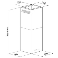 Konigin-Geometry-Black-Black-Glass Вытяжка Konigin Geometry Black/Black Glass