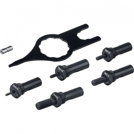 Заклепочник двуручный для резьбовых заклепок в кейсе Зубр Р-М10 31056