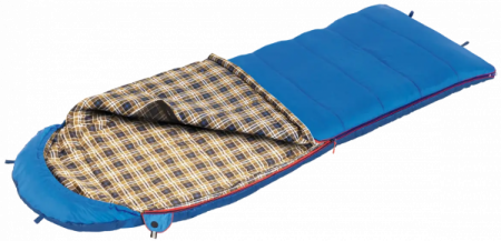 Спальный мешок BTrace Duvet (одеяло), 230*80, (до -15) Левый, Серый/Синий 4-22442