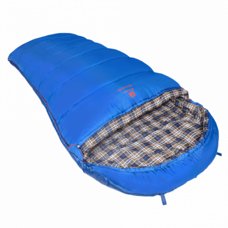 Спальный мешок BTrace Duvet (одеяло), 230*80, (до -15) Правый, Серый/Синий 4-22443