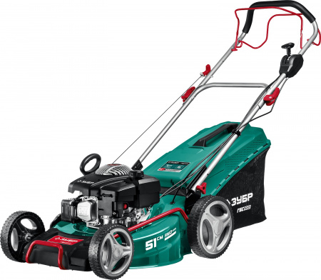 Газонокосилка бензиновая самоходная Зубр ГБС-510