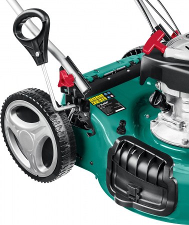 Газонокосилка бензиновая самоходная Зубр ГБС-510