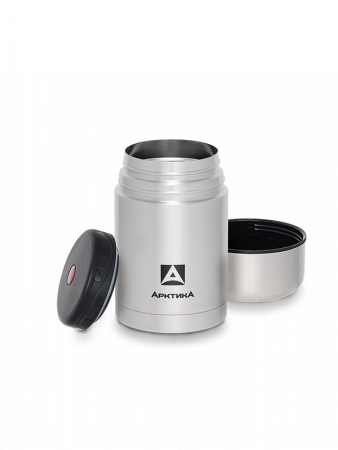 Термос Арктика 301-500А вакуумный, с шир.горлом, в чехле 500мл, стальной 4-25521