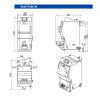 Котел стальной твердотопливный Zota Bulat Turbo 25 кВт