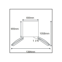 Холодильник Korting KNFM 81787 GM