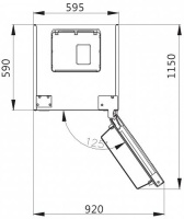 Холодильник Korting KNFC 62029 XN