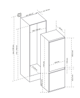 Холодильник встраиваемый Korting KSI 17780 CVNF