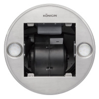 Кухонная вытяжка островная Konigin Fury Inox 31