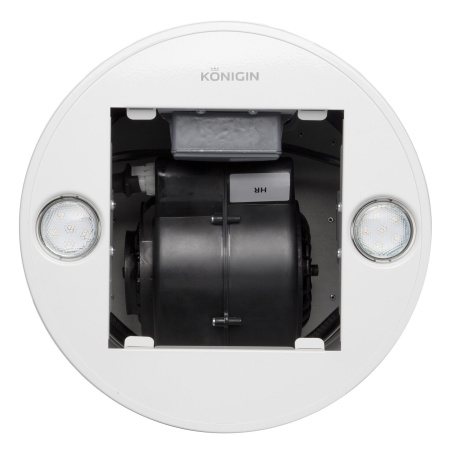 Кухонная вытяжка островная Konigin Fury White 31