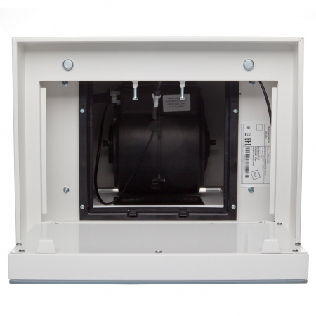 Кухонная вытяжка островная Konigin Geometry White/White Glass