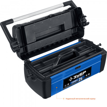 Ящик для инструмента Зубр Профессионал "СОЮЗ-25" металлический 38151-25_z01