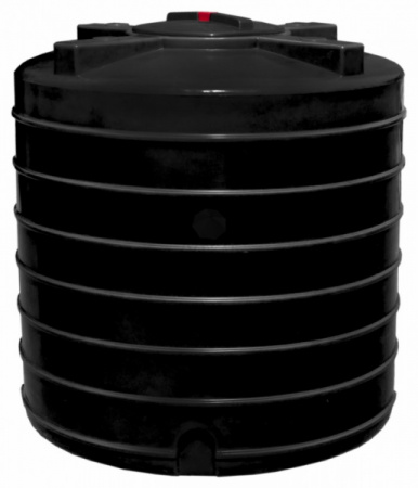 Бак для воды Terra RV1000 круглый - черный