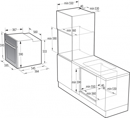Духовой шкаф Gorenje BOS6737E09WG