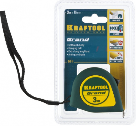 Рулетка Kraftool GRAND 34022-03-16