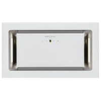 Кухонная вытяжка полновстраиваемая Krona Selina 600 GLASS white S белый